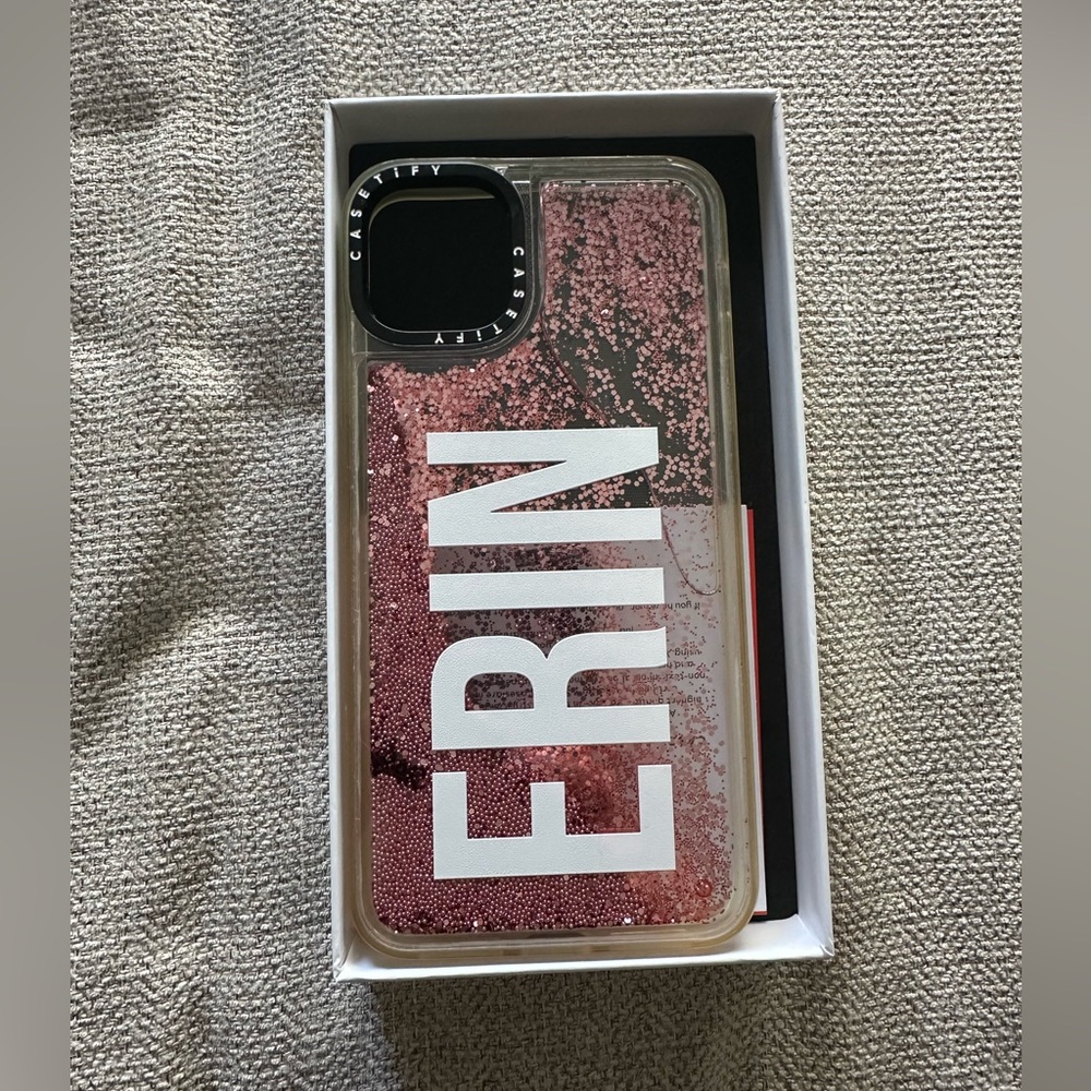 Casetify iPhone 11 Pro Max - custom glitter case